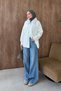 Julie Fur Collar Cardigan Cream - 3