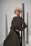 935 Yandan Scarf and Skirt Set Khaki - 2