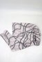 Women's Gray Chain Patterned Practical Ready-To-Wear Scarf with Bonnet Tie Hijab Bonnet - 2