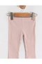 Baby Girl Set with Waffle Pants, Plush Vest and Badili for 1-2-3 Years Old, Stylish Baby Girl Set - 5