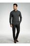 Men's Black Cashmere Lumberjack Style Shirt Comfortable Fit New Season Winter Fashion Trend