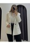 Oversize Padded Blazer Jacket - 3