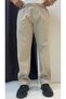 Elastic Waist Belt Detailed Gabardine Trousers