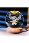 3 Lighted Glass Globes – Color Changing Decorative Table Ornament with USB and Wooden Base, Glass Light Globe, Color Changing - 3