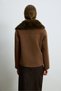 Lufian Belinda Women's Wool-Blend Detachable Fur Shirt Jacket - 7