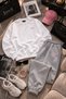 Ala Printed Cotton Oversize Premium Shardonlu Sweet-Sweatpants Set (Combination) - 3