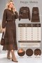 Knitwear Skirt Sweater Two-Piece Set – Patterned Knitted, Size 36-46 Compatible - 2