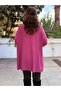 Italian Asymmetrical Knitwear Tunic Plum - 4