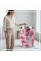 Decorative Printed Plastic Waste Basket | Open-Top Round Bin | Lightweight Dustbin for Bedroom, Bathroom, Vanity & Home Office | Medium | Multicolor - 4