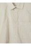 Standard Fit Striped Poplin Men's Shirt from Uzg Store for Style Enthusiasts - 7