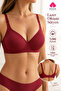 3-Piece Economical Pack Laser Cut Wire-Free Bra - Gathering Effect, Non-Marking - 4