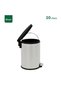 Steel Pedal Bin with Lid | Matte Finish | Hands-Free Step Trash Can for Kitchen & Home | 20 Liters - 3