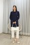 Ribbed Tunic with Buttoned Sleeves - 2