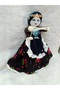 Cappadocia Geographical Marked Handmade Onion Cloth Doll - Multicolored Striped Kilim Motif Skirted Rope-Wrapped Mother Figure - Nostalgic Gift and Decorative Doll Dzmr - 4