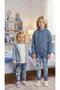 0005 Girl's Blue Elsa Patterned Tights - 2