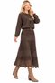 Knitwear Skirt Sweater Two-Piece Set – Patterned Knitted, Size 36-46 Compatible - 6