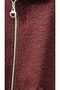 Italian Boucle Jacket with Hood, Plain Pattern - 4