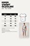 Men's Shorts T-Shirt Set Blue Floral Printed 100% Cotton Summer Top and Bottom Set - Stone - 6