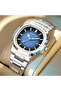 Steel Men's Wristwatch with Calendar