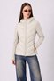 New Season Zr Range Rover Mom Lined Beige Inflatable Coat Jacket for Women - 2