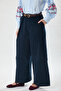 Velvet Trousers Navy Blue - 4