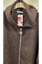 Italian Boucle Jacket with Hood, Plain Pattern - 2
