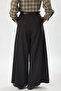 Wide Leg Polyviscon Trousers Bitter Brown - 5