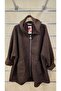 Italian Boucle Jacket with Hood, Plain Pattern