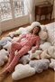 Night Red Women's Shirt Collar Comfortable Home Wear Pajama Set - 3