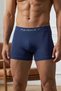 Men's Comfortable Flexible Seamless 2-Piece Navy Blue Boxer Briefs - 3