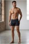 Men's Trend Breathable Relaxed Black Boxer - 4