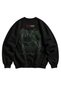 Unisex Oversize Doctor Doom Back Printed Movie Themed Hoodless Sweatshirt - 2