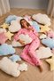 Women's Front Buttoned Long Sleeve Pink Pajama Set - 3