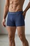 Men's Trend Breathable Relaxed Navy Blue Boxer - 3