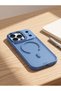 iPhone 18 Pro Compatible Case Matte Magsafe Camera Lens Protected Transparent Silicone Back Cover with Metal Camera Stand - 4