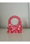 Pink Beaded Handbag - Stylish Sequined Evening Dress and Event Bag - 2
