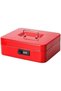 Safes Small Desktop Safe, Portable Metal Storage Box Cabinet 2-Layered Detachable Password Lock Cash Box Small Iron Box Safe Deposit Box Safe Cabinet (color : Red) (Color : Red)