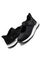 Women's Black Velcro Mary Jane Sneaker Thick Sole Casual Sports Shoes - 3