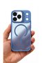 iPhone 18 Pro Max Compatible Case Matte Magsafe Camera Lens Protected Transparent Silicone Back Cover with Metal Camera Stand - 5