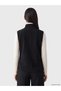 Two Mt Shop Quality Lcw Everyday Black Fleece Plain Women's Vest - 4