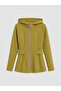 Alita City Women's Green Hooded Coat with a Difference