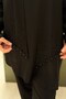 Fuat Gürşen Detachable Shawl Detailed Shawl Collar Tunic - 4