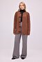 Tricot Cardigan with Bow Detail - 4
