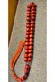 14 Years Old Natural White Amber German Crimped Amber Prayer Beads – Natural Patina from the Cherry Tree – Skilled Craftsman – Ottoman Mihteri Havşa – 12.50 X 13 mm - 5