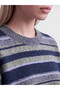 Rmz Gi̇yi̇m Farkiyla Striped Loose Fit Women's Knitwear Sweater - 3