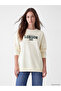 Esvab • Modern & Distinctive Printed Loose Fit Women's Thick Sweatshirt Tunic