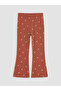 I Floral Flared Girls' Leggings from Freezen Store