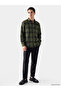 Relax Fit Checkered Embroidered Gabardine Men's Shirt from Uzg Store for Style Enthusiasts - 2