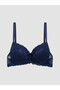 Rmz Gi̇yi̇m Farkiyla Underwire Padded Lace T-Shirt Bra