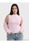 Petite Zero Roba Collar Women's Knitwear Undershirt from Uzg Store for Style Enthusiasts - 2